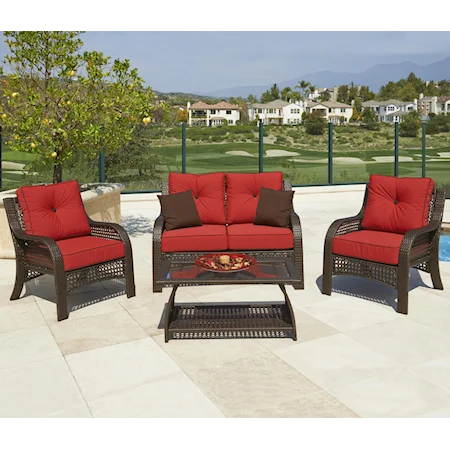 Outdoor 4 Pc Chat Set